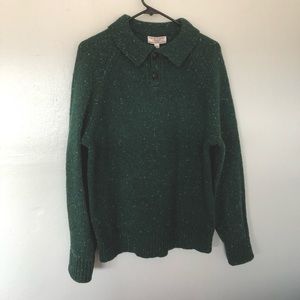 NWT Jcrew 100% Merino Wool Thick Polo Knit